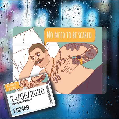 Lou Pac Don't be Scared - Filthy Dog Decals