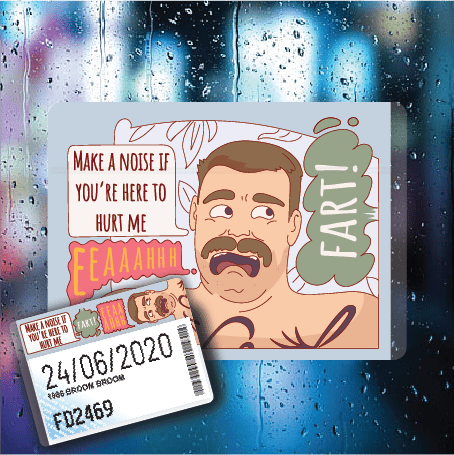 Lou Pac Fart - Filthy Dog Decals