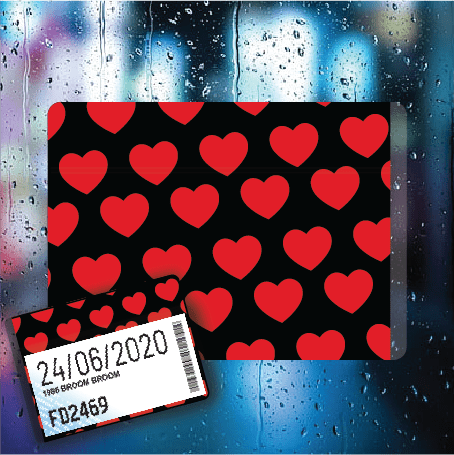 Love Hearts - Filthy Dog Decals