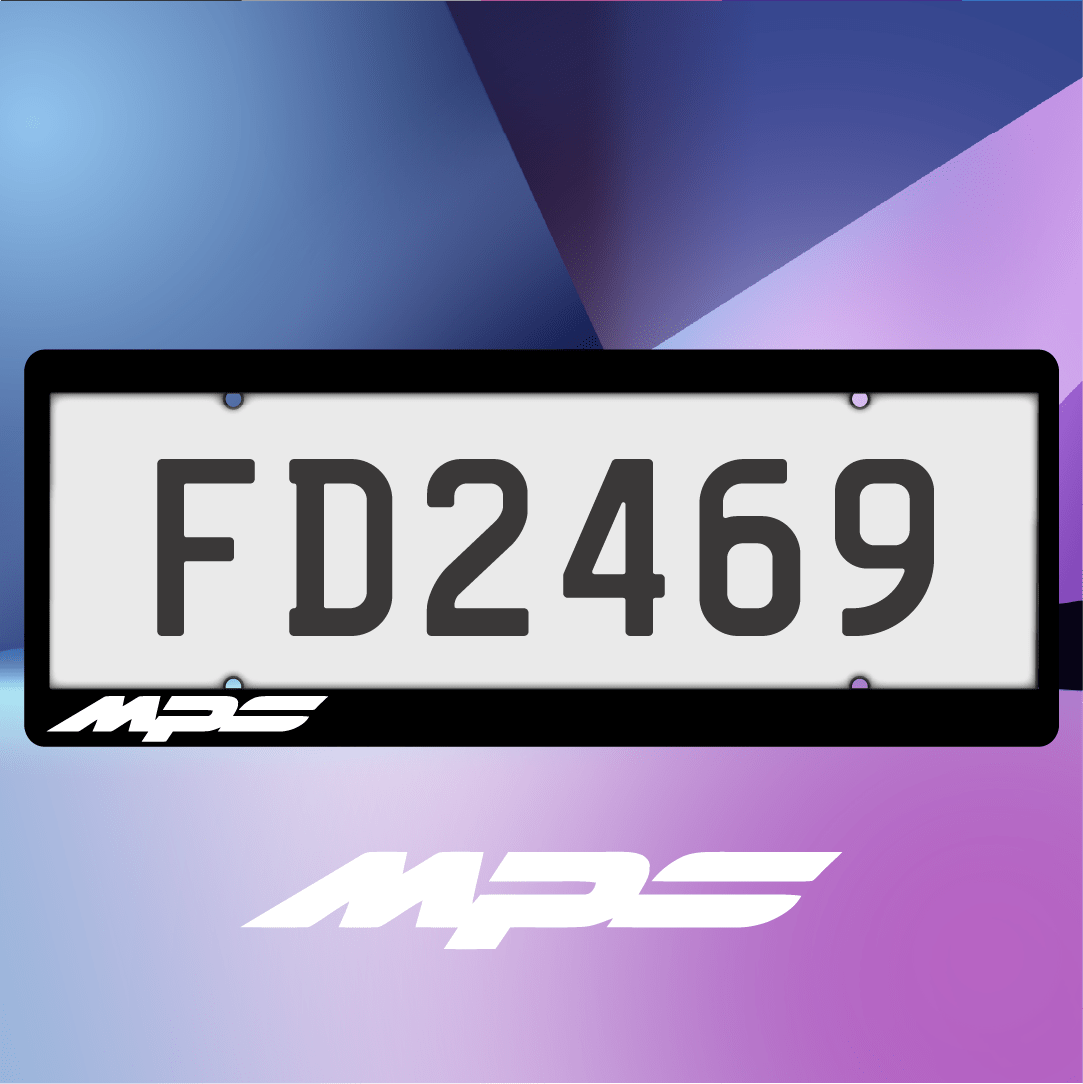 MPS Plate Frames - Filthy Dog Decals
