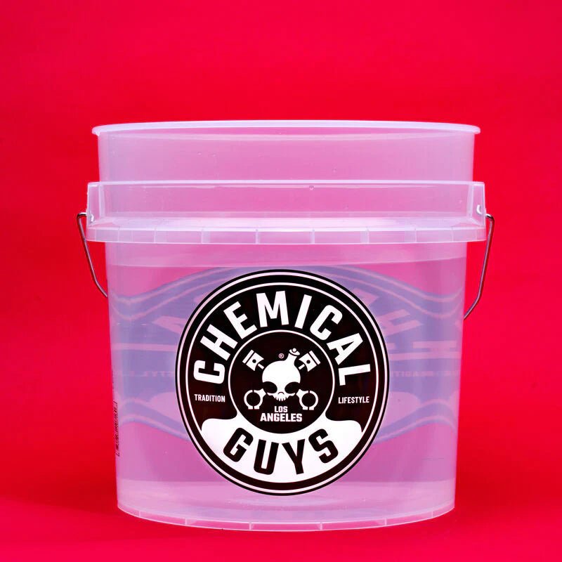 NEW HEAVY DUTY ULTRA CLEAR DETAILING BUCKET, 4.5 GAL - Filthy Dog Decals