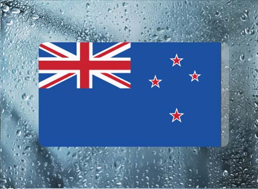 New Zealand Flag Slim - Filthy Dog Decals
