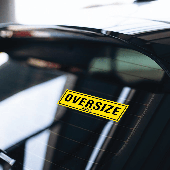 Oversize Balls - Sticker - Filthy Dog Decals