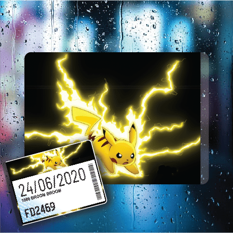 Pikachu Thunderbolt - Filthy Dog Decals