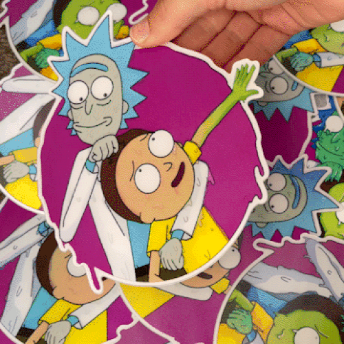 Rick & Morty - Filthy Dog Decals