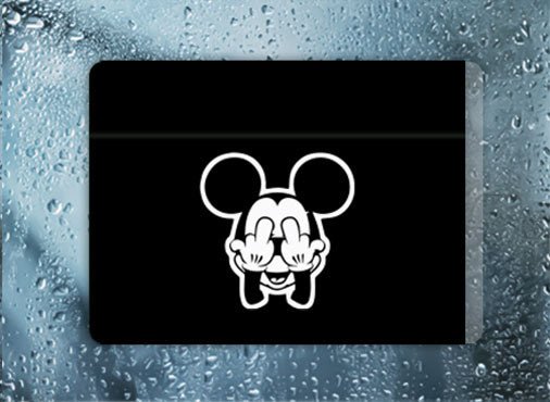 Rude Mickey - Filthy Dog Decals