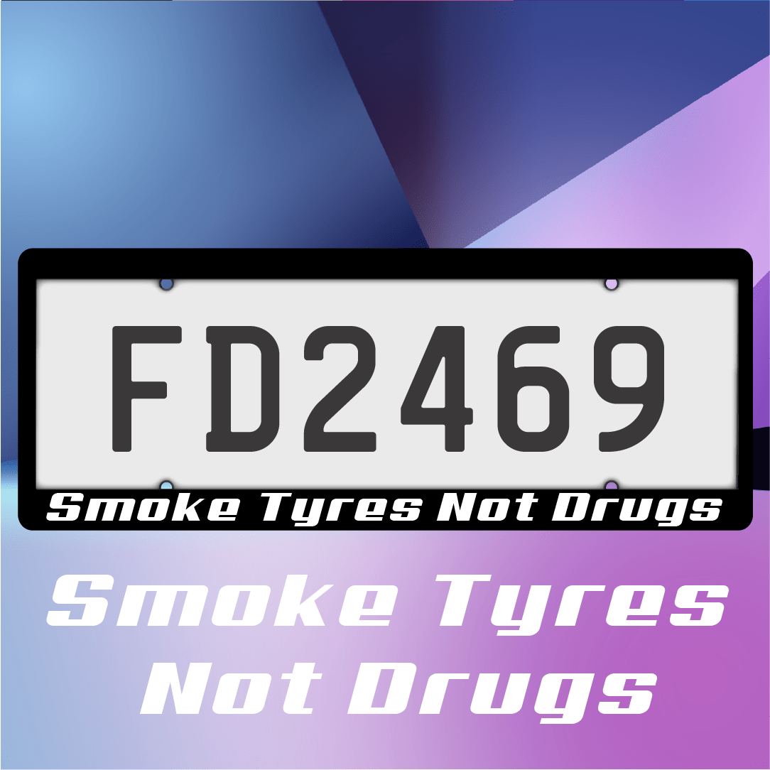 Smoke Tyres Not Drugs - Filthy Dog Decals