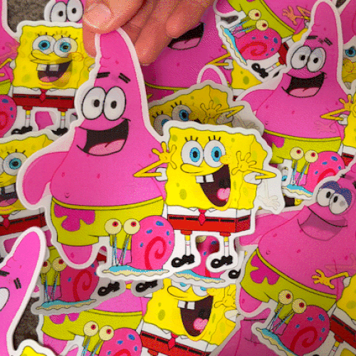 Spongebob & Patrick - Filthy Dog Decals