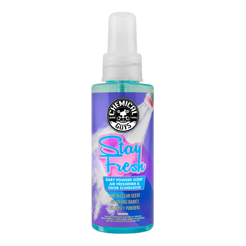 Stay Fresh Baby Powder Scented Air Freshener & Odor Eliminator (4oz) - Filthy Dog Decals