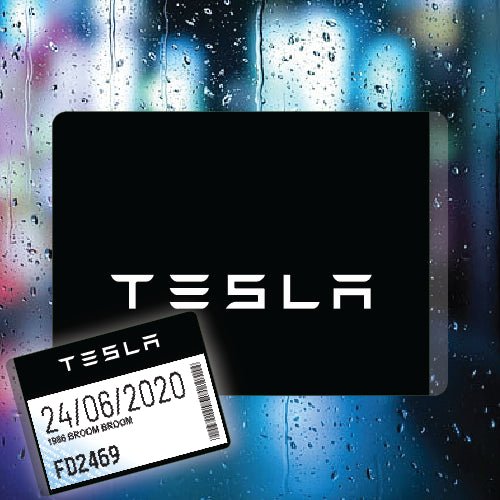 "Tesla" White - Filthy Dog Decals