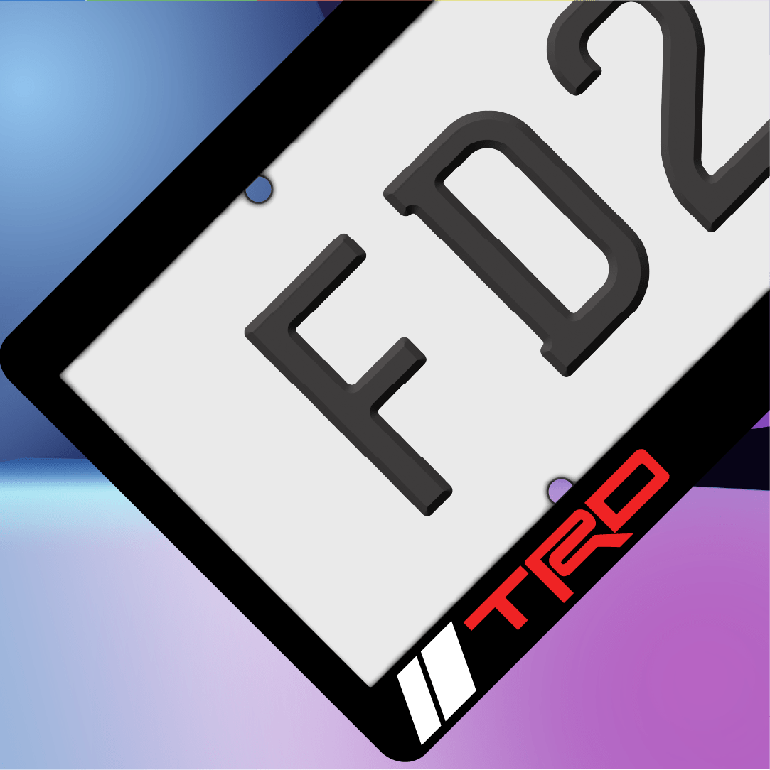 TRD Plate Frames - Filthy Dog Decals