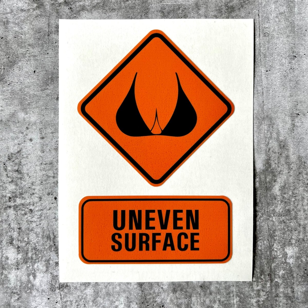 Uneven Surface - Sticker - Filthy Dog Decals