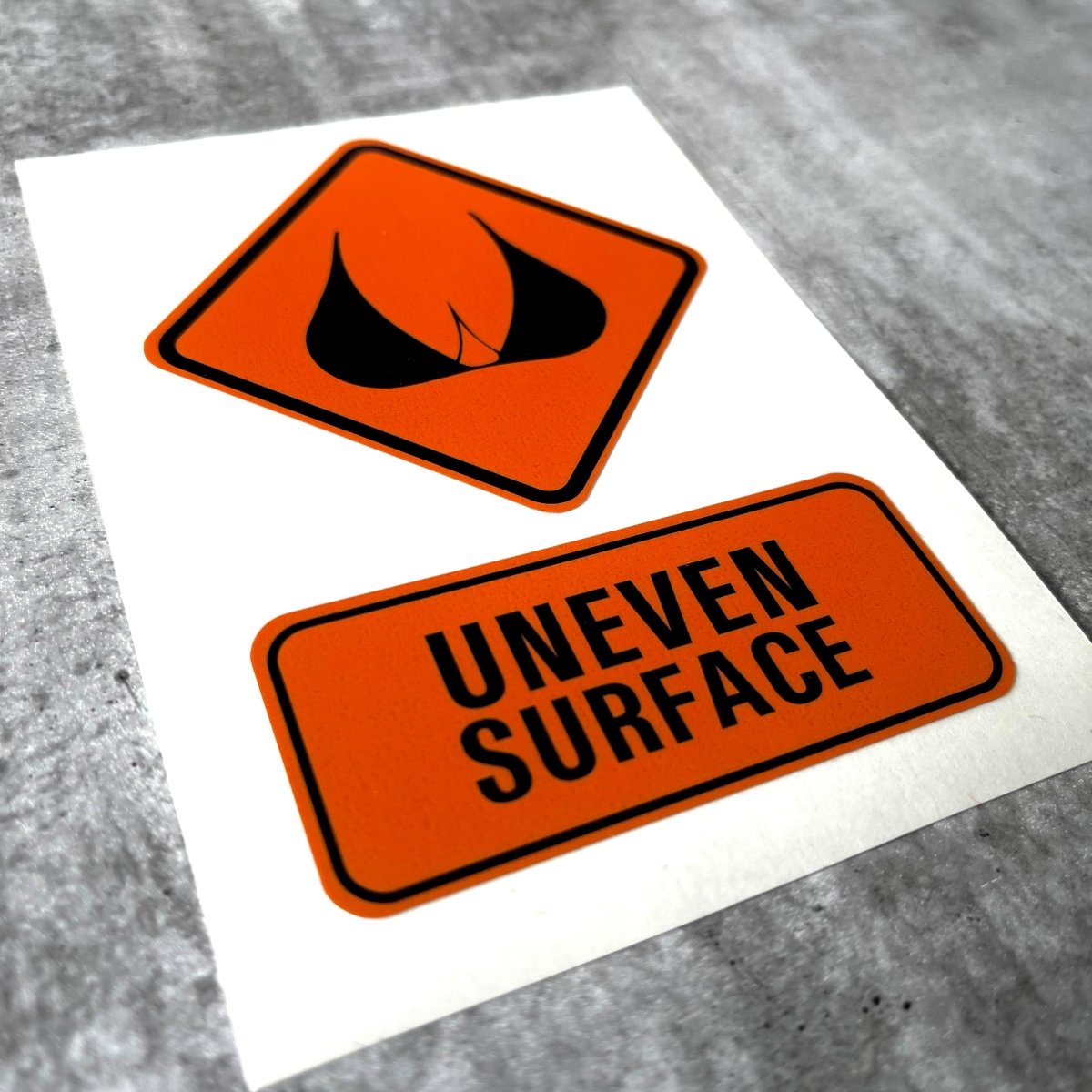 Uneven Surface - Sticker - Filthy Dog Decals