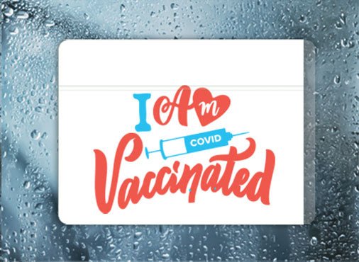 Vaccinated Rua - Filthy Dog Decals