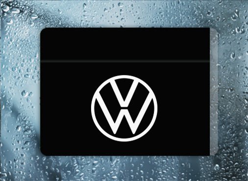 Volkswagen Emblem White - Filthy Dog Decals