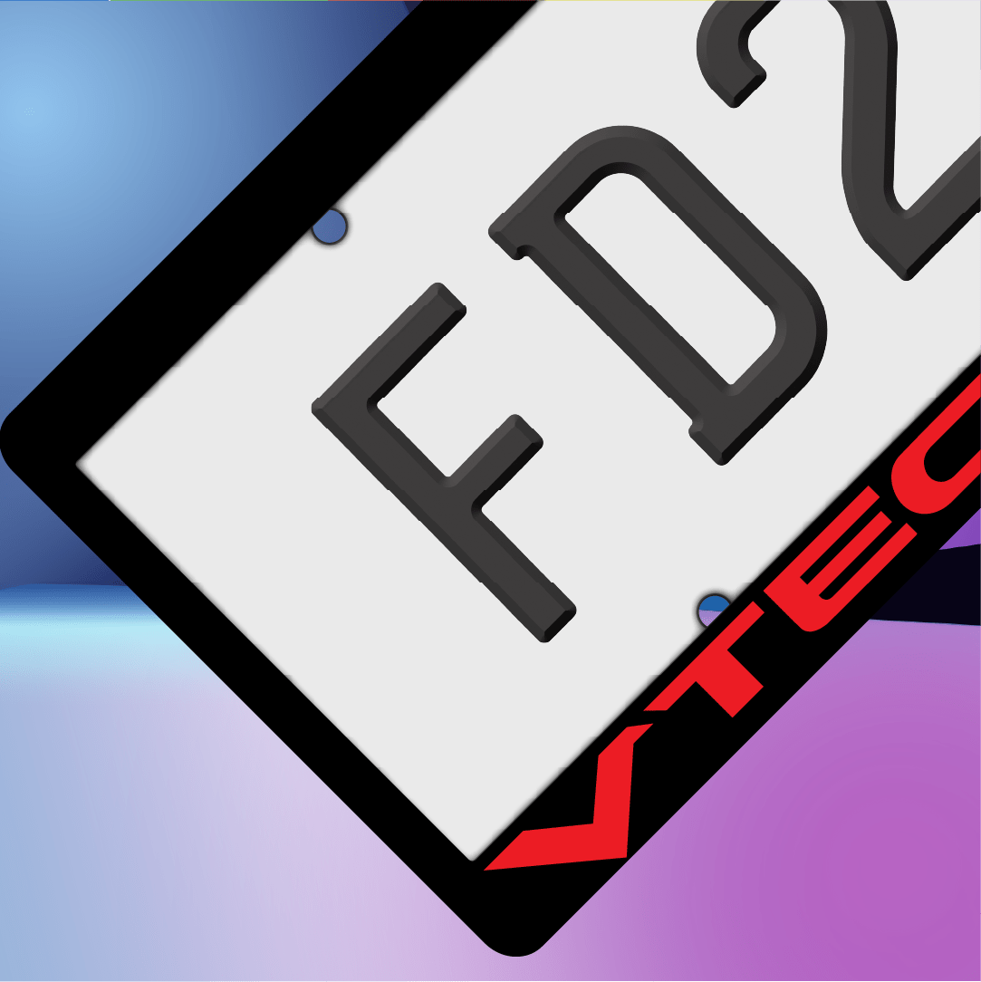 VTEC Plate Frames - Filthy Dog Decals