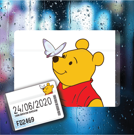 Winnie the Pooh - Filthy Dog Decals