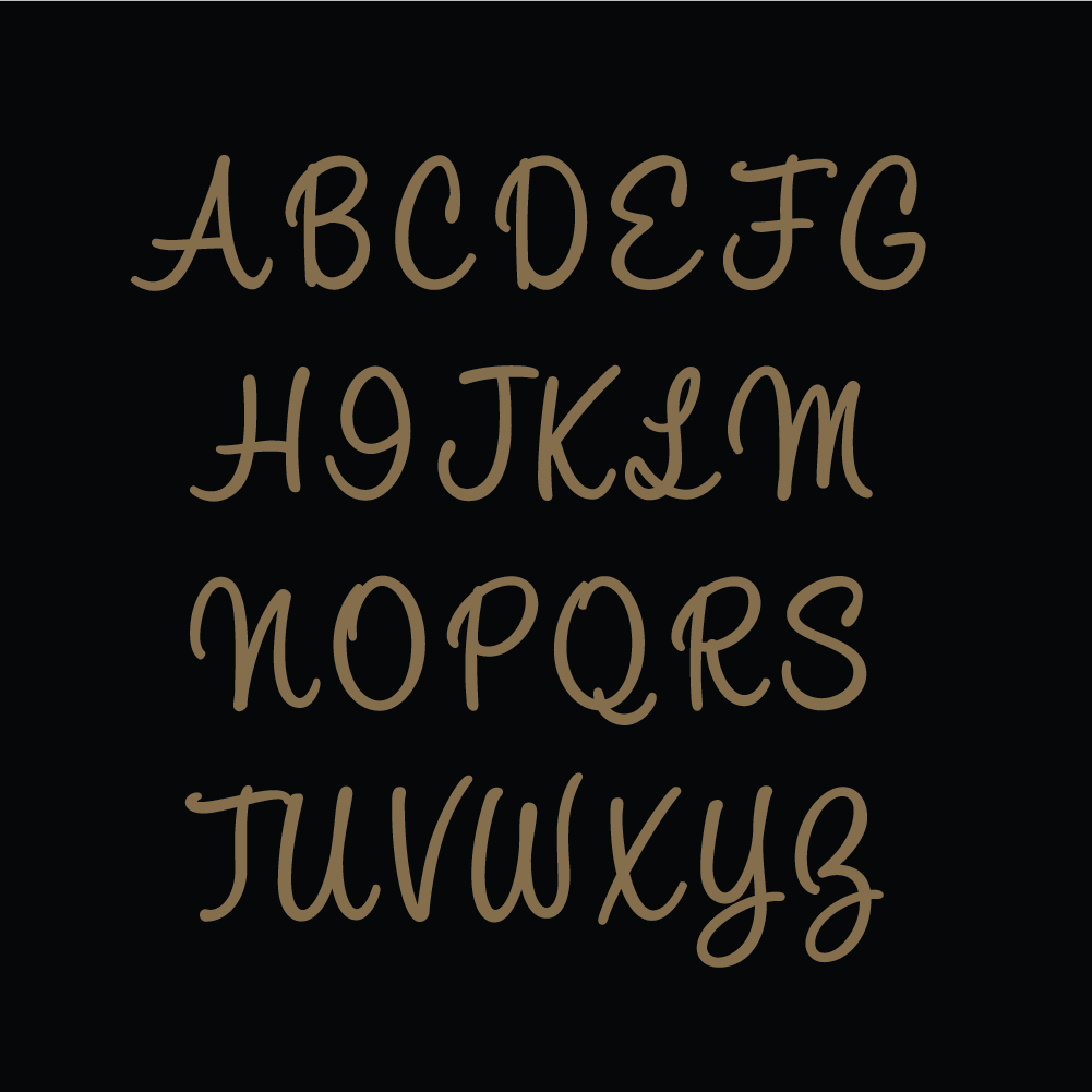 Custom Letters - Choose Letters + Colour