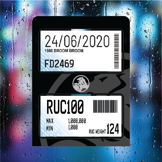 Holden - Double Pocket Rego/RUC Holder