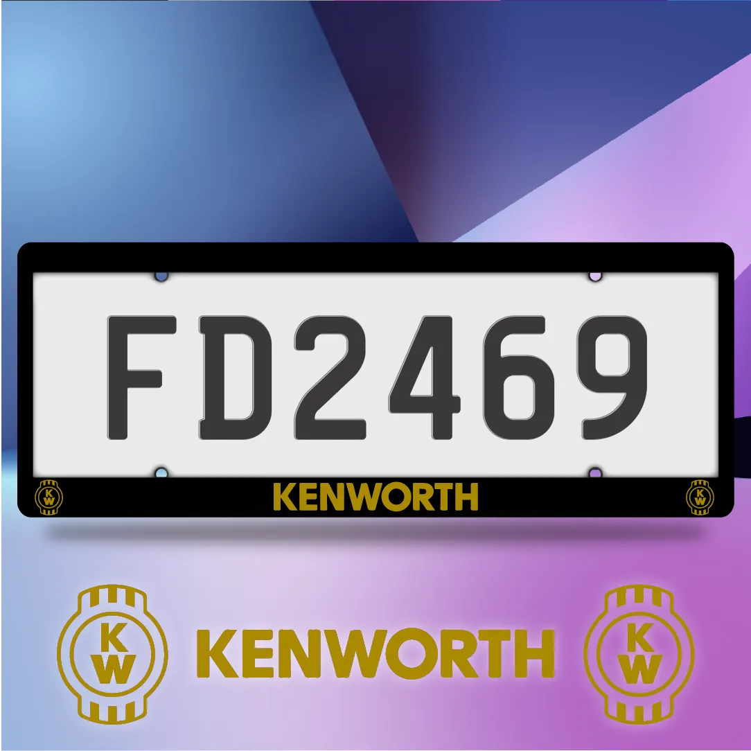 Kenworth Extended Plate Frames