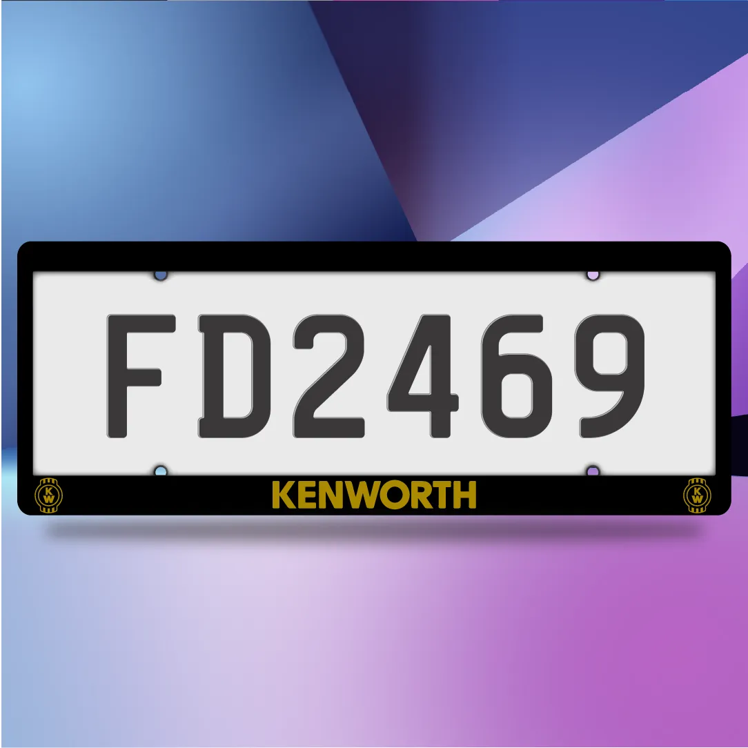 Kenworth Standard Plate Frames
