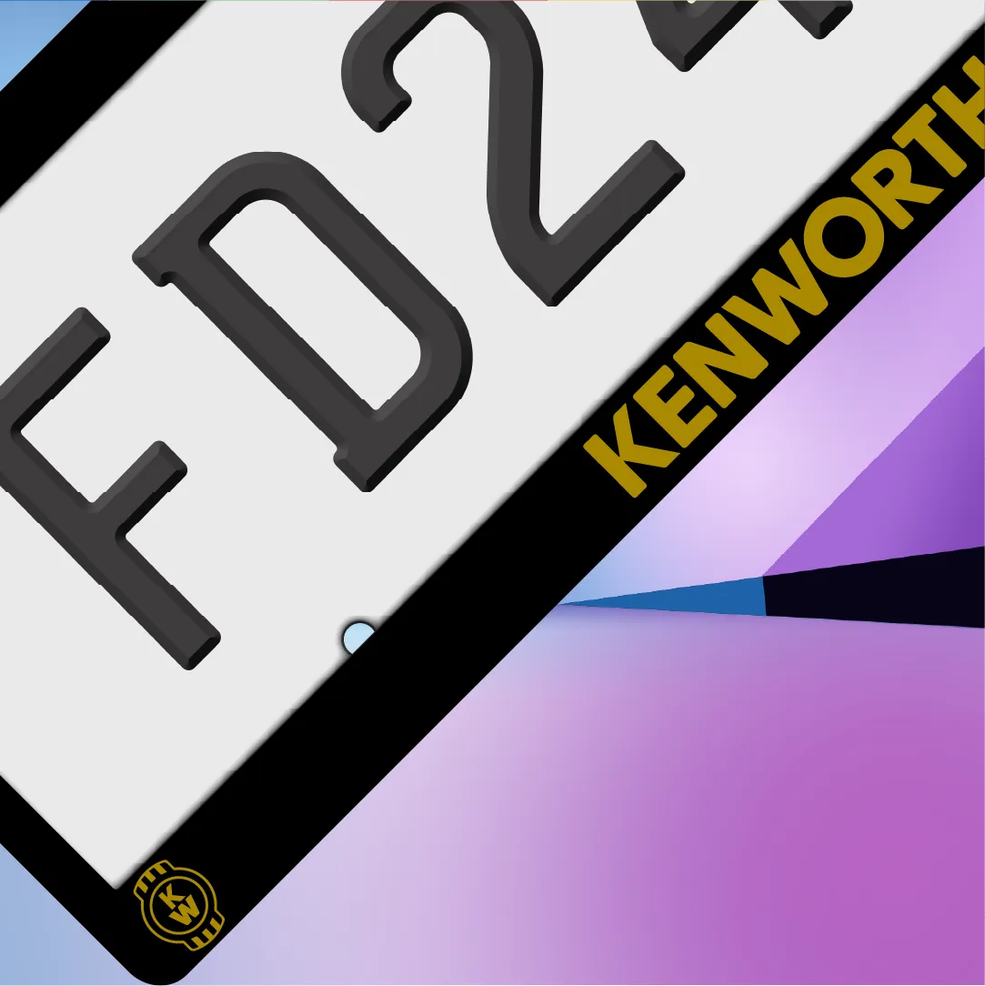Kenworth Standard Plate Frames