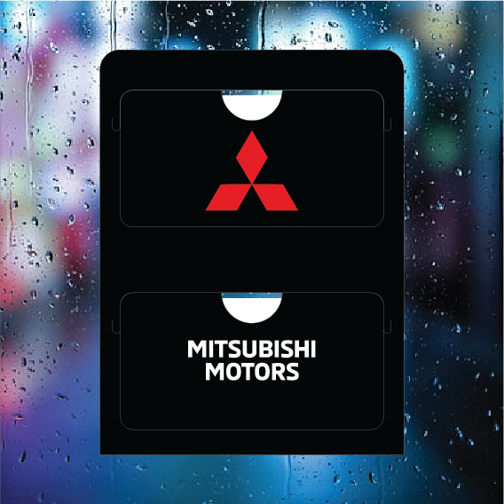 Mitsubihi Motors - Double Pocket Rego/RUC Holder