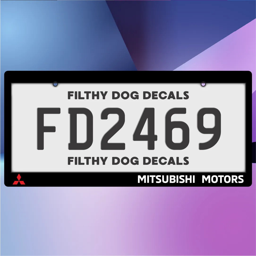 Mitsubishi Motors Plate Frames