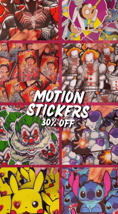 30% off Motion Stickers