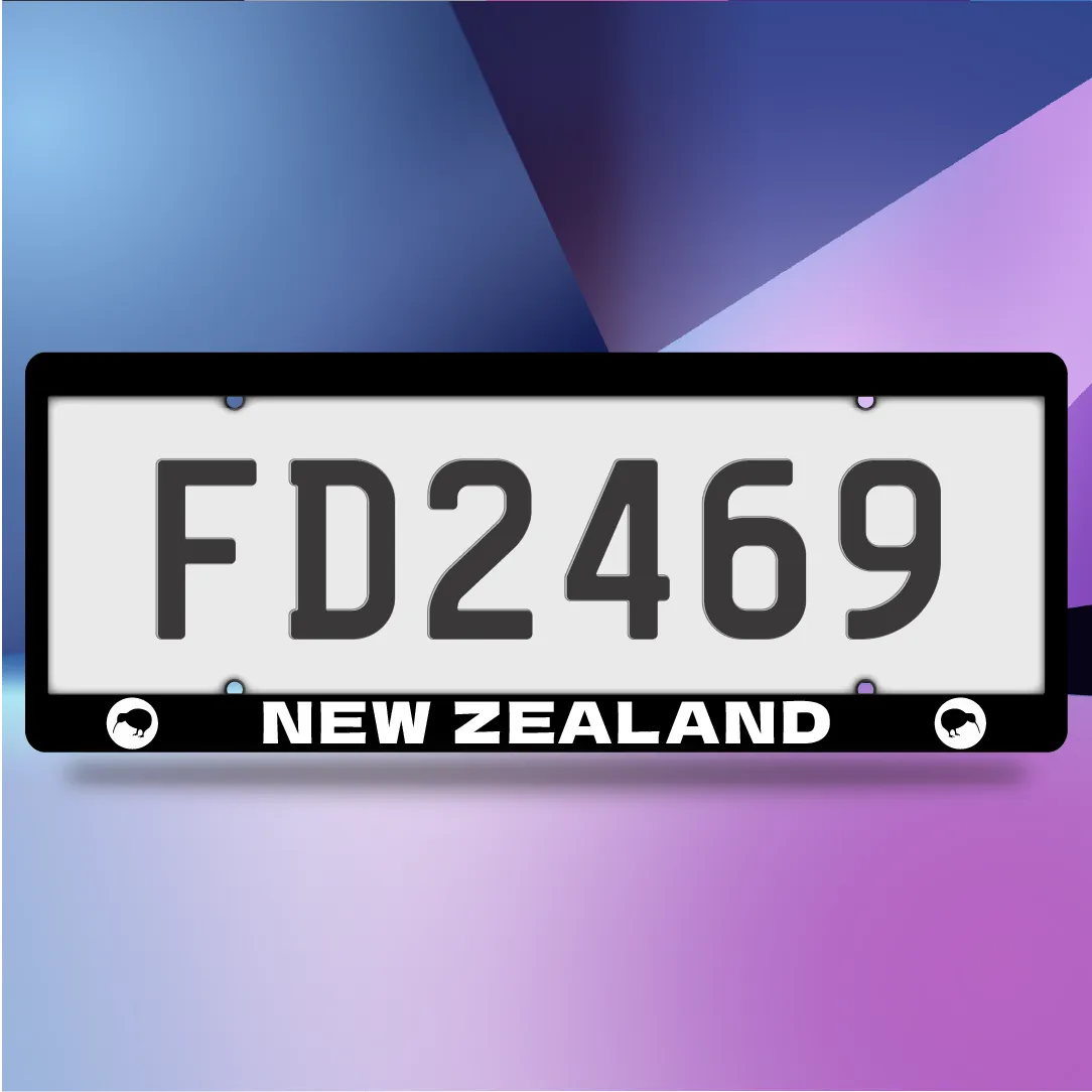 New Zealand Plate Frames