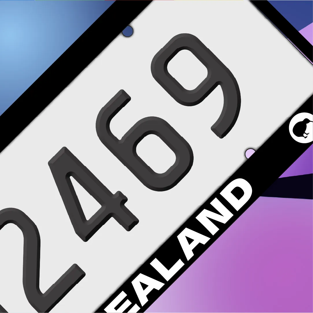 New Zealand Plate Frames