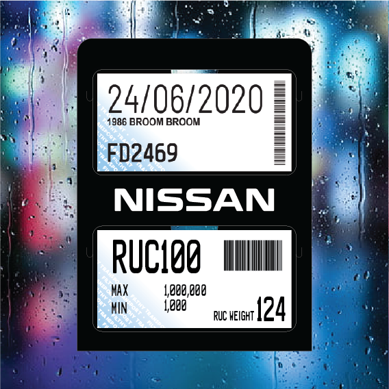 Nissan - Double Pocket Rego/RUC Holder