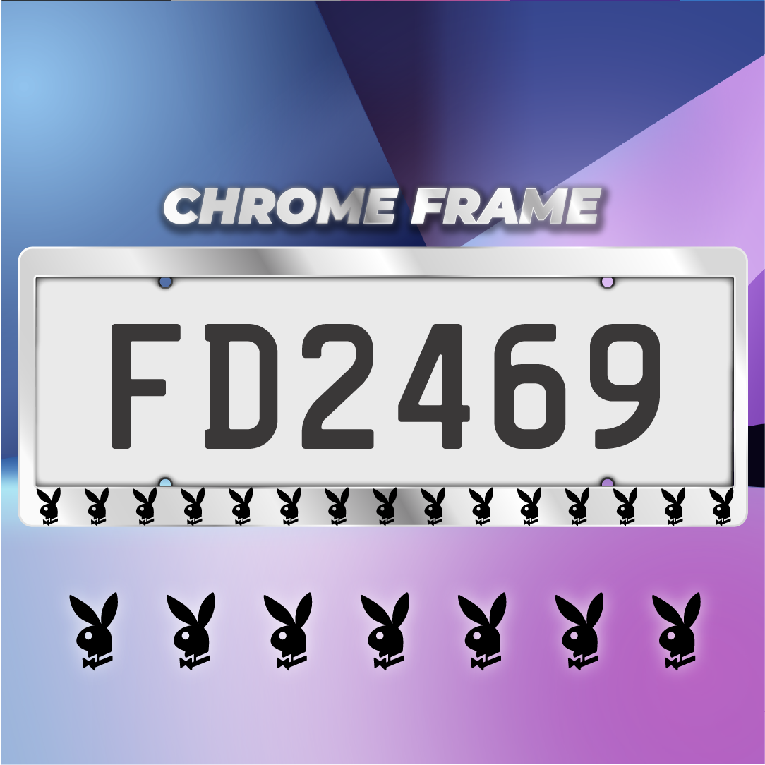 Playboy Bunny Plate Frames