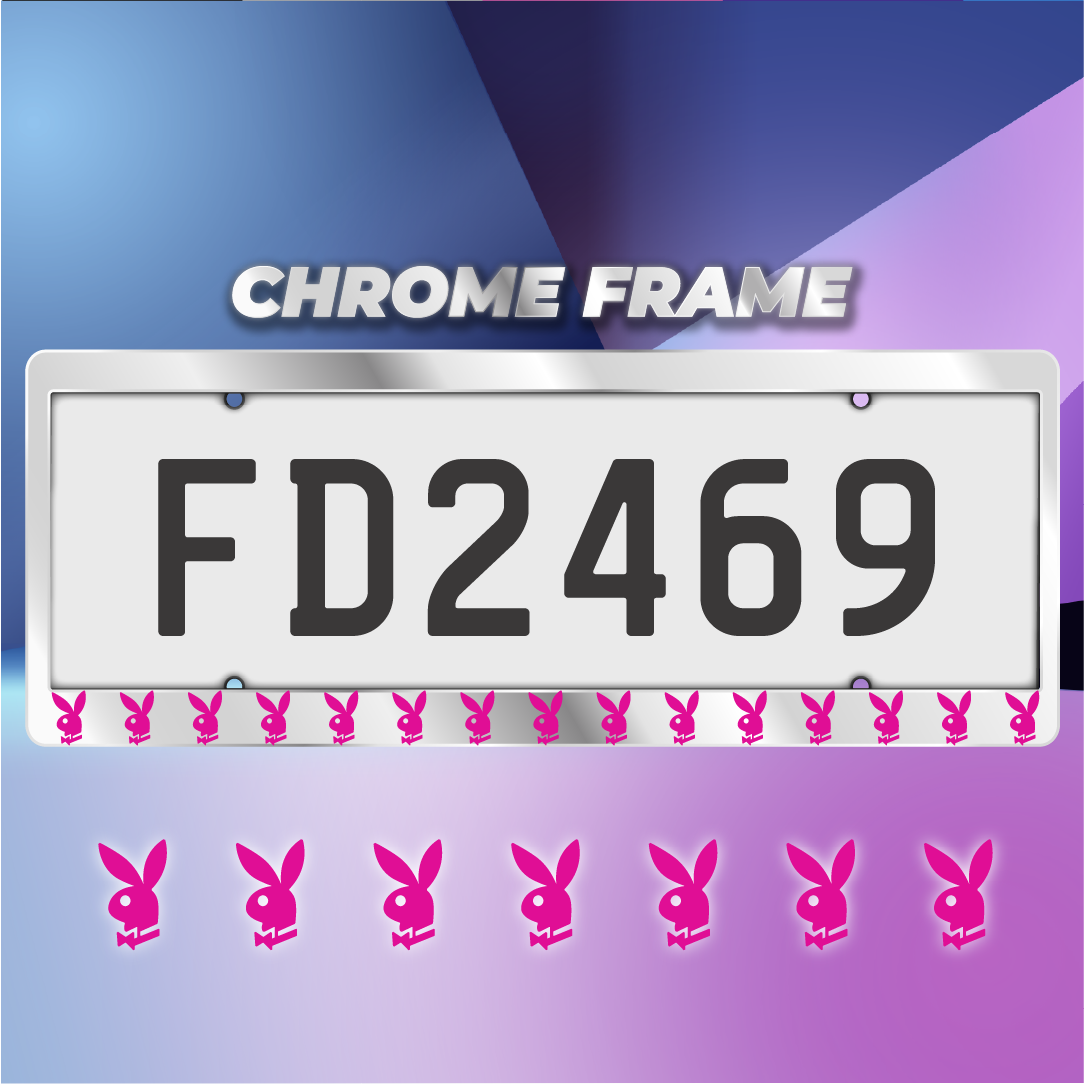 Playboy Bunny Plate Frames