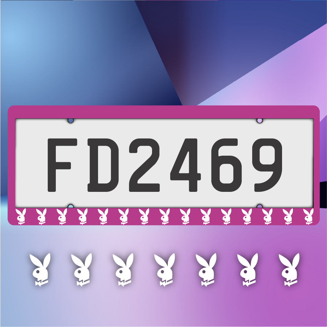 Playboy Bunny Plate Frames