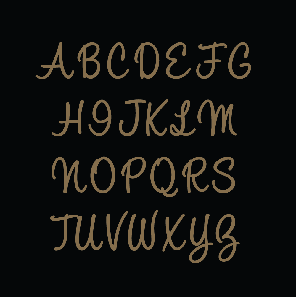 Custom Letters - Choose Letters + Colour