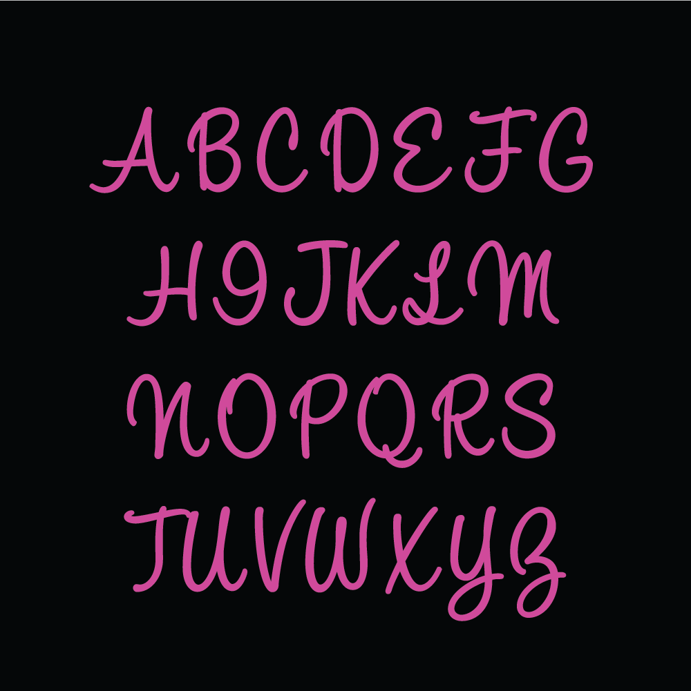 Custom Letters - Choose Letters + Colour