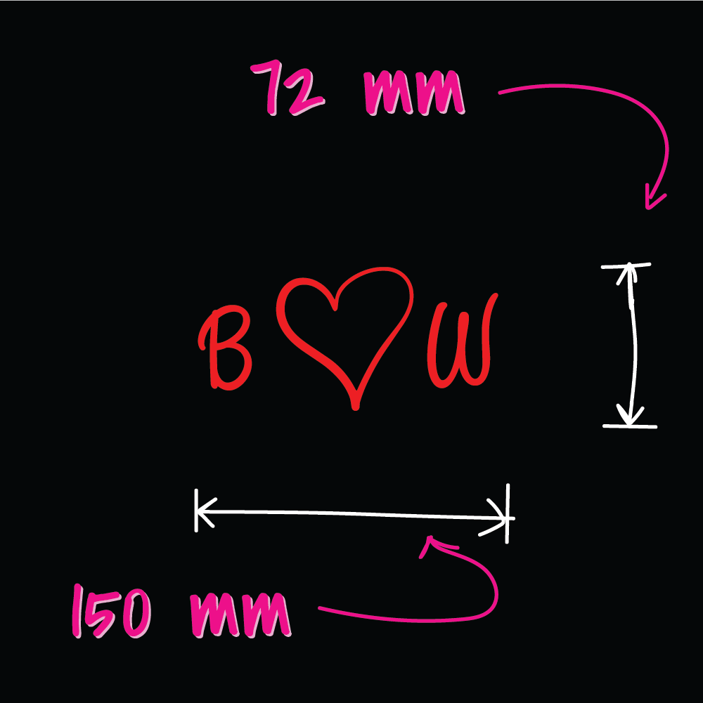 Love Letters - Choose Letters + Colour