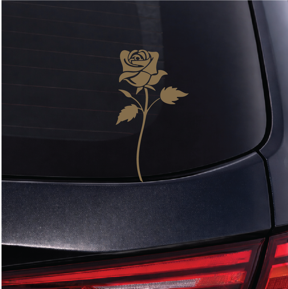 Rose Sticker - Choose Colour
