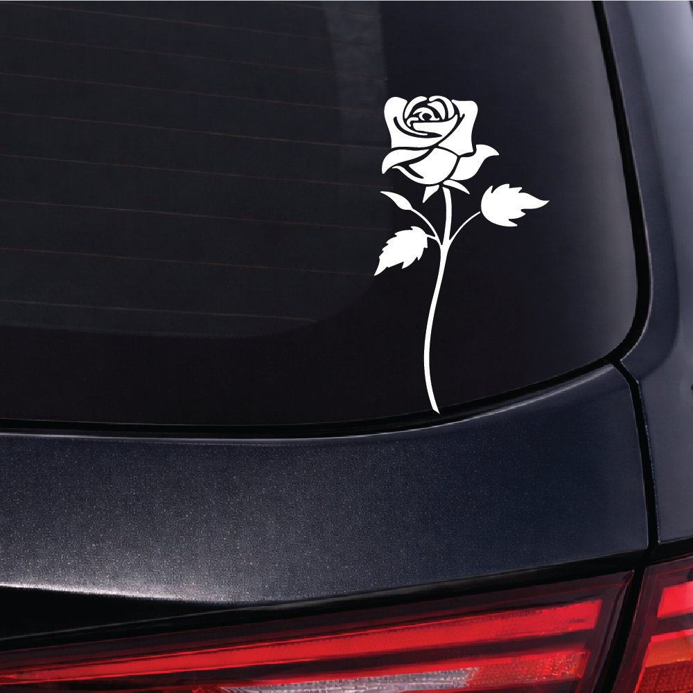 Rose Sticker - Choose Colour
