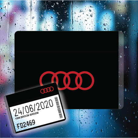 Audi Emblem Red - Filthy Dog Decals