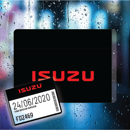 Isuzu Emblem Red - Filthy Dog Decals