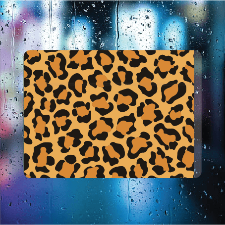 Leopard Print Orange - Filthy Dog Decals