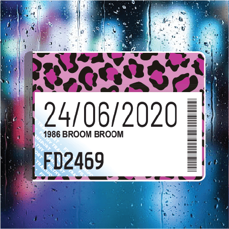 Leopard Print Pink - Filthy Dog Decals