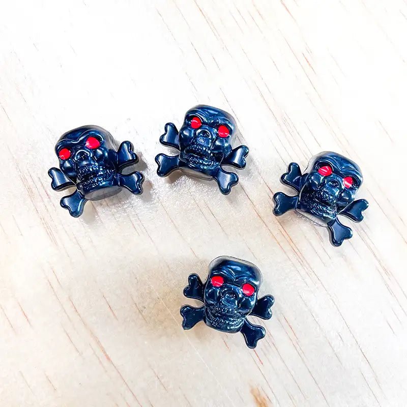 Skull Valve Caps - Filthy Dog Decals