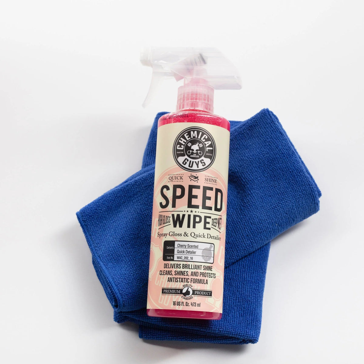 Speedwipe Detailer and 2 High Quality Soft Microfiber Cloths - Filthy Dog Decals