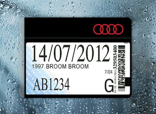 Audi Emblem Decal Sticker
