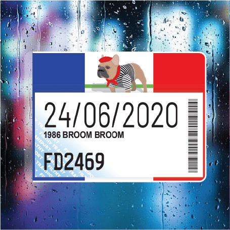 French Bulldog - Filthy Dog Decals