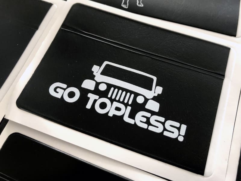 Go Topless! - Filthy Dog Decals