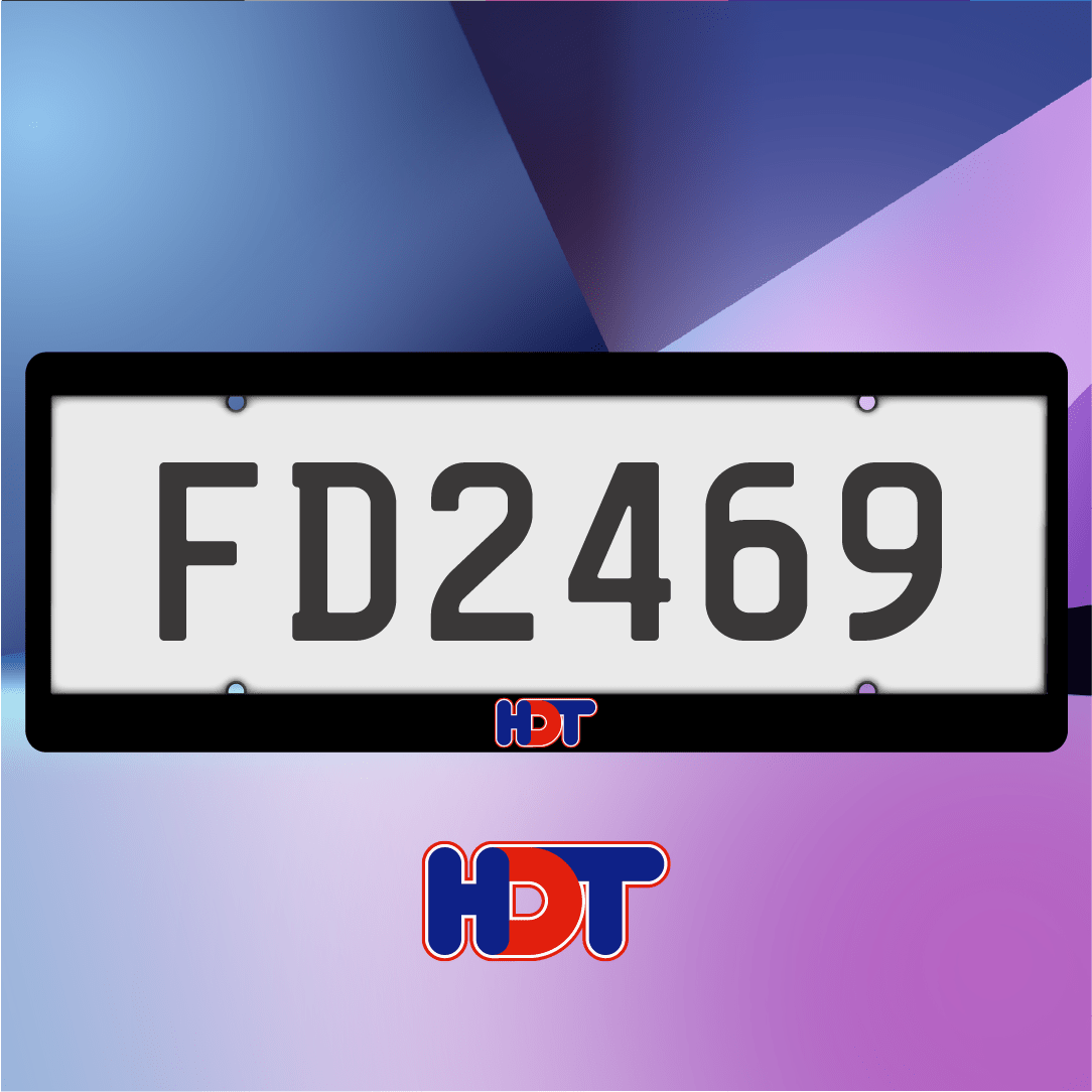HDT Plate Frames - Filthy Dog Decals